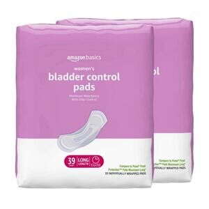 Amazon Basics Women's Bladder Control Pads - Long - 78 Ct